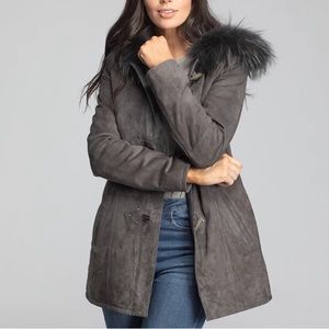 Weatherproof Faux Fur-Trimmed Jacket